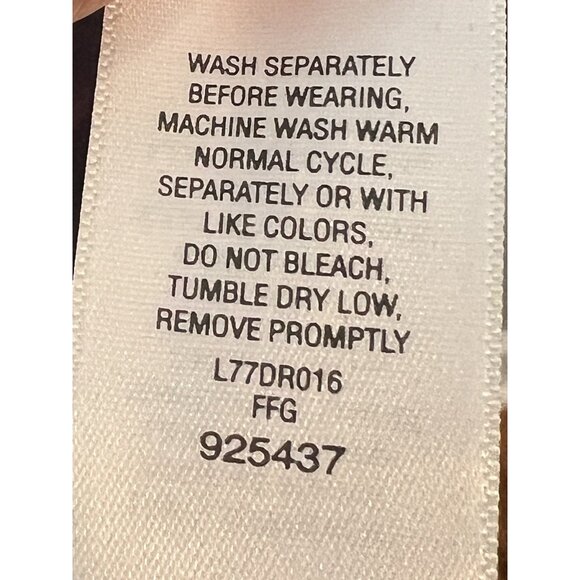 Cabela's Rosemont Women's L Drop Waist Purple Dress w/ Pockets Casual Country - Picture 9 of 10